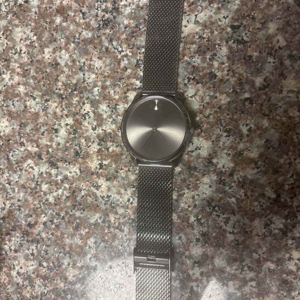 Movado Men's Bold Gunmetal Grey Swiss Quartz Watch 3600599